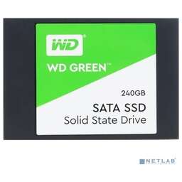 WD SSD GREEN 240Gb SATA3 2,5”/7мм WDS240G3G0A (аналог WDS240G2G0A), 1 year