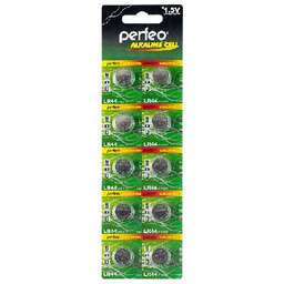 PERFEO LR44-10BL A76 G13 ALKALINE CELL (10)