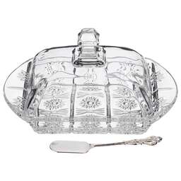 LEFARD 195-174 MUZA CRYSTAL с ножом 17,5*10,5*9см