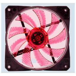 DIGMA Вентилятор для корпуса DFAN-LED-RED RGB 120х120x25 черный 3-pin 4-pin (Molex) 23дБ Ret
