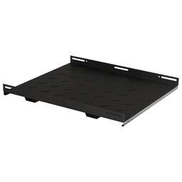 LANMASTER Полка стационарная TWT-CBB-S4-10/100 1U нагр.:100кг. 19" 730мм черный (упак.:1шт)