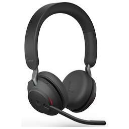 JABRA Гарнитура Evolve2 65 Link380a MS, для компьютера, накладные, bluetooth, черный [26599-999-999]