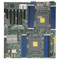 SUPERMICRO Материнская плата MBD-X12DPI-N6-B 3rd Gen Intel® Xeon® Scalable processors Dual Socket LGA-4189 (Socket P+) supported, CPU TDP supports Up to 270W TDP, 3 UPI up to 11.2 GT/s,Intel® C621A,Up to 4TB 3DS ECC RDIMM, DDR4-3200MHz, (441594)(incl. 1x I/O Shield MCP-260-00042-0N, 2x CPU carrier SKT-1205L-P4IC-FXC, 2x CBL-0044L)