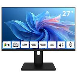 AIWA Монитор 27" MQ272A Black (IPS, 2560x1440, HDMI+DP+Type C 15W, 4 ms, 178°/178°, 300 cd/m, 1000:1, 100Hz, Spk)