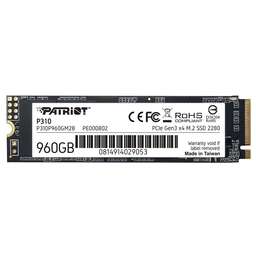 PATRIOT Накопитель SSD PCIe 3.0 x4 960GB P310P960GM28 P310 M.2 2280