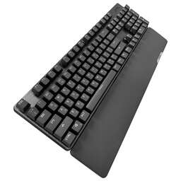 GMNG Клавиатура GG-KB785XW, USB, Bluetooth/Радиоканал, c подставкой для запястий, черный серый [1901105]