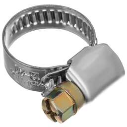 СИБРТЕХ Хомуты нержавеющая сталь, Стандартное болтовое крепление 12-20 мм, 100 штук в упаковке, ширина 9 мм 47578