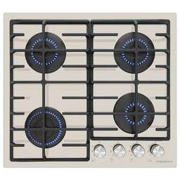 MAUNFELD Газовая варочная поверхность EGHG.64.6CBG/G бежевый
