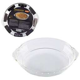 MALLONY Форма для выпечки CAMILLA 1,3 л, круглая, с ручками, из боросиликатного стекла (103633)