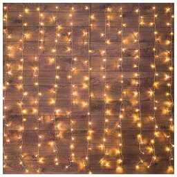 NEON-NIGHT (235-056) ГИРЛЯНДА "LED ДОЖДЬ" 2,5X2 М, С ДИН ПР-Й ПРОВОД, 230 В, LED ТЕПЛЫЙ БЕЛЫЙ