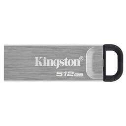 KINGSTON Флешка USB DataTraveler Kyson 512ГБ, USB3.0, серебристый и черный [dtkn/512gb]