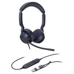 YEALINK Наушники с микрофоном UH44 Dual UC USB-C/A черный 1.5м накладные USB оголовье (UH44)