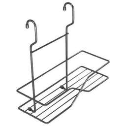 РОССИЯ RUS-280523 Полка для рейлинга 1 ярус прямоугольная «Х» образная