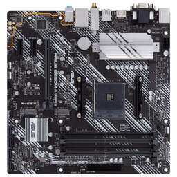 ASUS Материнская плата PRIME B550M-A WIFI II Soc-AM4 AMD B550 4xDDR4 mATX AC`97 8ch(7.1) GbLAN RAID+VGA+DVI+HDMI