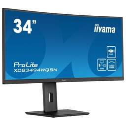 IIYAMA Монитор 34" ProLite XCB3494WQSN-B5 черный VA LED 0.4ms 21:9 HDMI M/M матовая HAS 300cd 178гр/178гр 3440x1440 120Hz FreeSync DP 2K USB 9.4кг