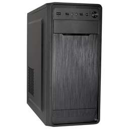 EXEGATE Miditower XP-332 (ATX, без БП, 2*USB, аудио, черный) EX283070RUS
