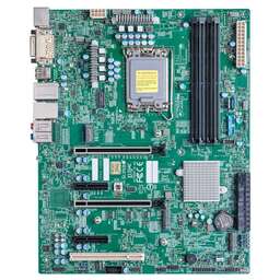 SUPERMICRO Материнская плата MBD-X13SAE-B Intel 13th/12th Gen Core i9/i7/i5/i3 LGA1700 CPU, Intel W680 Chipset, Up to 128GB ECC/non-ECC DDR5 DIMM, HDMI/DP/DVI-D, 8xSATA, 1xGbit/1x2.5Gbit LAN, 4xUSB 2.0, 8xUSB 3.2, 3xM.2 Key M, 2xPCIe x4, 2xPCIe x16 (16/N or8/8), 0..50C