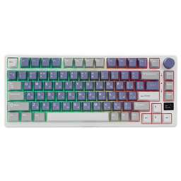 ROYAL KLUDGE Клавиатура RK-M75 Ocean Blue USB/2.4 GHz/Bluetоoth, RGB, Hot Swap, K silver switch
