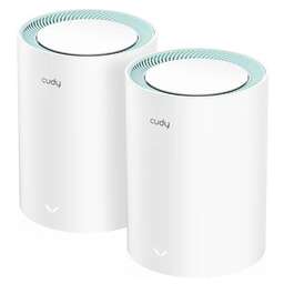 CUDY Маршрутизатор M1500(2-Pack) Gigabit Wi-Fi 6 Mesh Solution