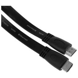 NONAME Кабель аудио-видео High Speed ver.1.4 Flat HDMI (m)/HDMI (m) 2м. черный