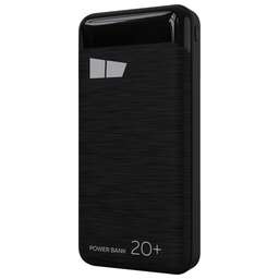 MORE CHOICE (4627151193786) PB33-20 Black - 20000mAh 2USB 2.1A