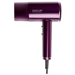 GALAXY Фен для волос LINE GL 4358, violet dreams, 2100 Вт, 2 скорости потока воздуха, функция «холодный воздух», насадка-концентратор, защита мотора от перегрева