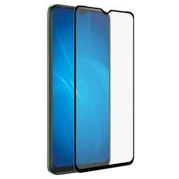 DF Защитное стекло для экрана tColor-04 черный для Tecno Spark 7 2.5D 1шт. ( TCOLOR-04 (BLACK))