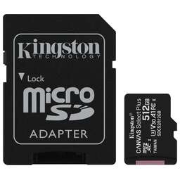 KINGSTON Флеш карта microSDXC 512GB SDCS2/512GB Canvas Select Plus + adapter