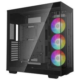 DEEPCOOL Корпус CH780 черный без БП ATX 9x120mm 9x140mm 4x180mm 4x200mm 4xUSB3.0 audio bott PSU