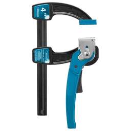 GROSS Струбцина реечная быстрозажимная 4, металлический корпус, рычажный храповой механизм, 100 мм 20717