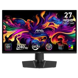 MSI Монитор 26.5" 271QP QD-OLED X24 QD OLED Quad HD 2K (1440p) чер HDMI DP HAS Piv 240Hz 240cd In
