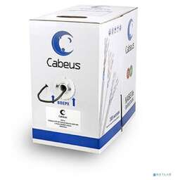 Cabeus UTP-4P-Cat.5e-SOLID-LSZH-BK