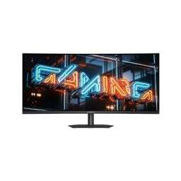 GIGABYTE Монитор 34" MO34WQC36 1500R, 16:9, QD OLED, UWQHD, 1ms, 300cd, 360Hz, HDMI, DP, USB, USB-C
