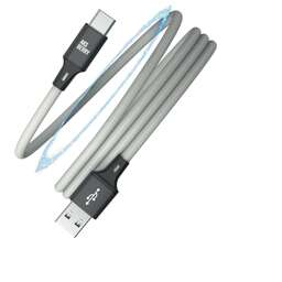 AKSBERRY (6900307900017) X164 Magnetic USB-A - Type C, серый