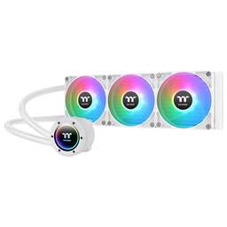 THERMALTAKE Система водяного охлаждения TH360 V2 Snow, 4-pin, ARGB, белый, 120мм, Ret [cl-w365-pl12sw-a]