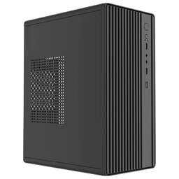 ACCORD Корпус ACC-M258-01B черный без БП mATX 1x80mm 2xUSB2.0 audio