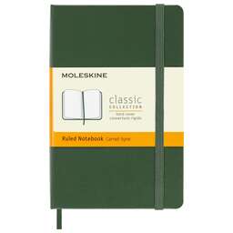 MOLESKINE Блокнот CLASSIC MM710K15 Pocket 90x140мм 192стр. линейка твердая обложка зеленый