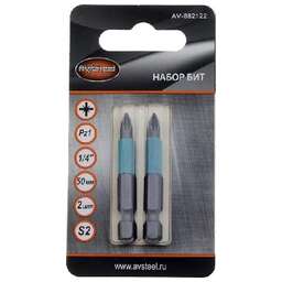 AV STEEL (AV-882122) PZ1x50мм S2 2шт в блистере