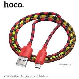 HOCO (6942007650809) X116m для micro USB , 1 м, Gradient Red
