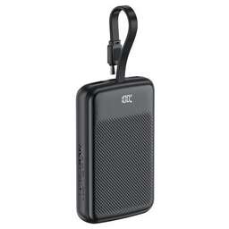 ACEFAST Внешний портативный аккумулятор M13 PD 22.5W Power Bank With Cable 10000Mah. Цвет: черный