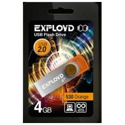 EXPLOYD 4GB 530 оранжевый [EX004GB530-O]