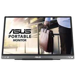 ASUS Монитор 15.6" ZenScreen MB16ACE темно-серый IPS LED 16:9 матовая 220cd 178гр/178гр 1920x1080 60Hz FHD USB 0.8кг