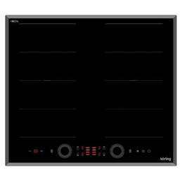 KORTING Индукционная варочная панель HIB 68700 B Quadro, индукционные, независимая, черный
