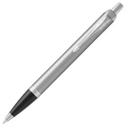PARKER Ручка шариков. IM Essential K319 (2143631) Brushed Metal CT M син. черн. подар.кор