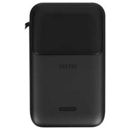 TECNO Мобильный аккумулятор Pocket S201 20000mAh 2.4A 2xUSB-A/USB-C черный