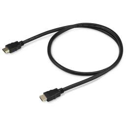 BURO Кабель аудио-видео HDMI 2.0, HDMI (m) - HDMI (m) , ver 2.0, 1м, GOLD, черный [bhp hdmi 2.0-1]