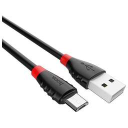 HOCO X27 Excellent Charge USB (m) - microUSB (m) 1.2m - черный