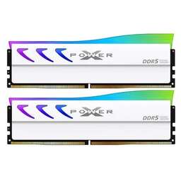 SILICON POWER Память DDR5 2x16GB 6400MHz SP032GXLWU64AFDL Xpower Storm RGB RTL Gaming PC5-51200 CL32 DIMM 288-pin 1.4В kit single rank с радиатором Ret