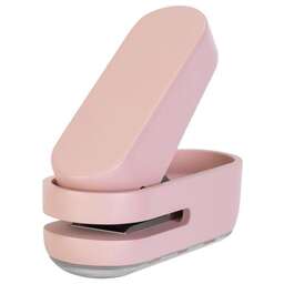 DELI Дырокол NS088pink макс.:10лист. пластик розовый отв.:1