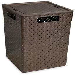 VIOLET Береста с крышкой 23л венге 6823105